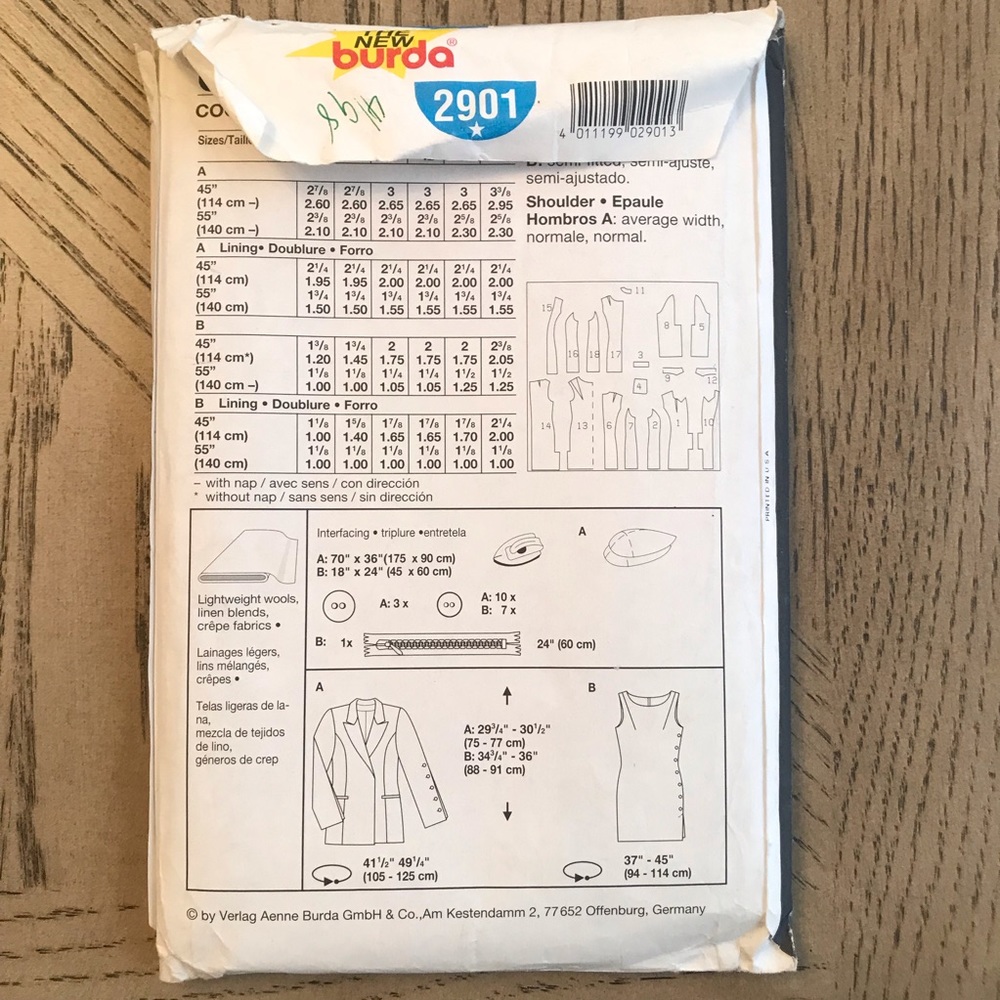 ▪️New Burda Pattern - Picture 2 of 2